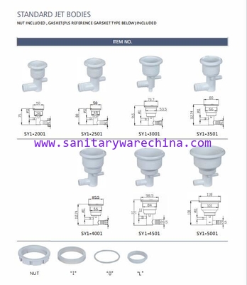 bathtub jets set, Bathtub hydro water hydro spa jet,whirlpool jet,SPA jet nozzle ,SY5-XX08